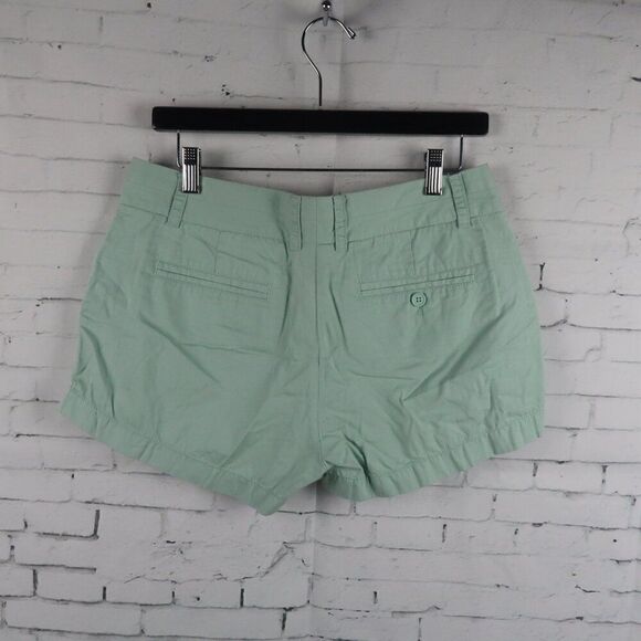 J CREW SEA FOAM GREEN BROKEN IN COTTON CHINO SHORT SIZE 8 - Picture 4 of 4